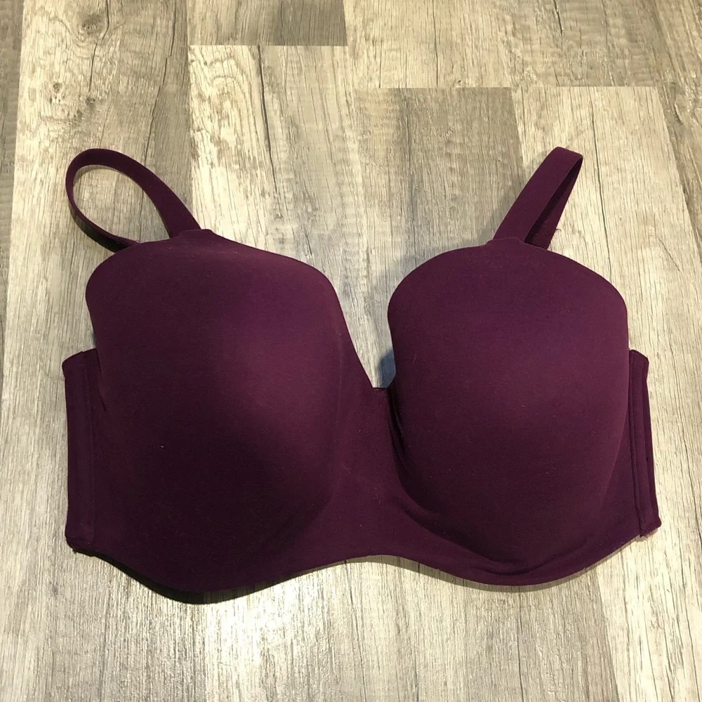Wacoal How Perfect Wire Free T-Shirt Bra Purple